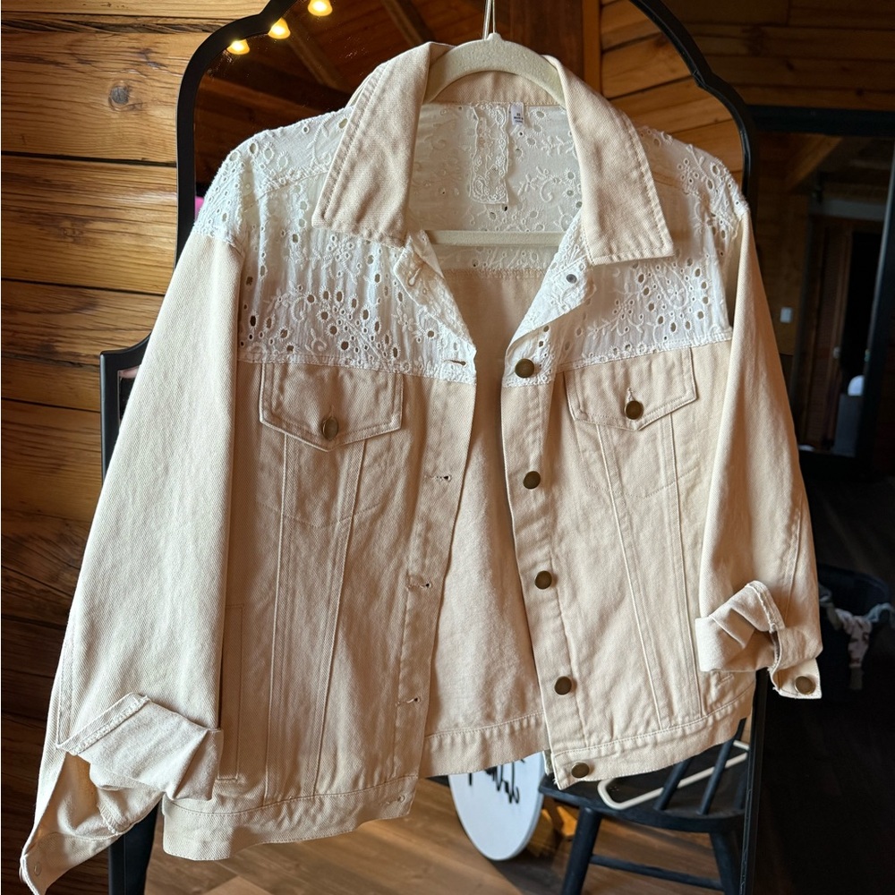 Floral Denim Jacket